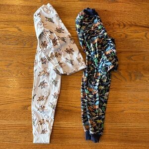 Janie & jack pajama bundle - Dino, Toy Story - size 5 - good condition